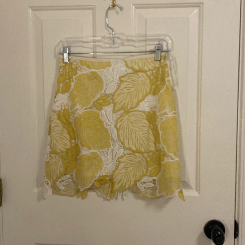 PS The Label Lace Leaf Palm Skirt Size Small S